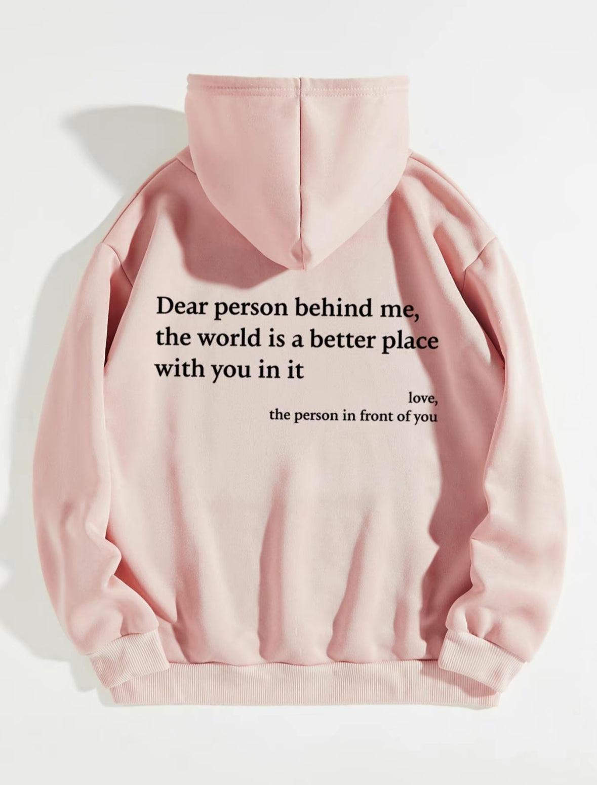 "dear person behind me" Pink