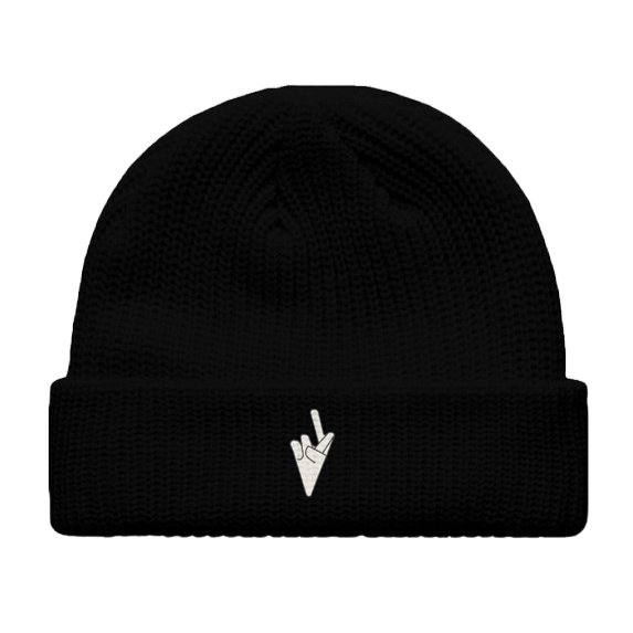 1/1 Beanie Black one size black