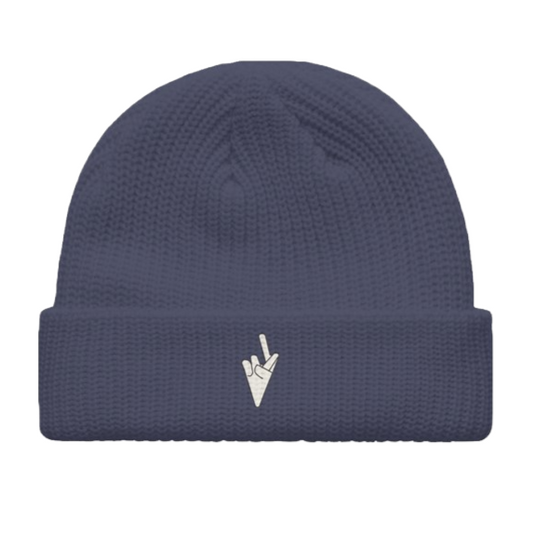 1/1 Beanie Navy one size Navy Blue