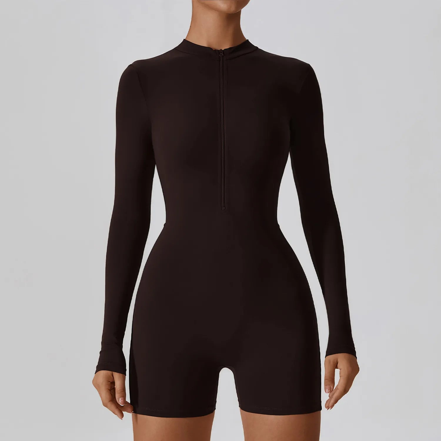 Short Zipped Bodysuit