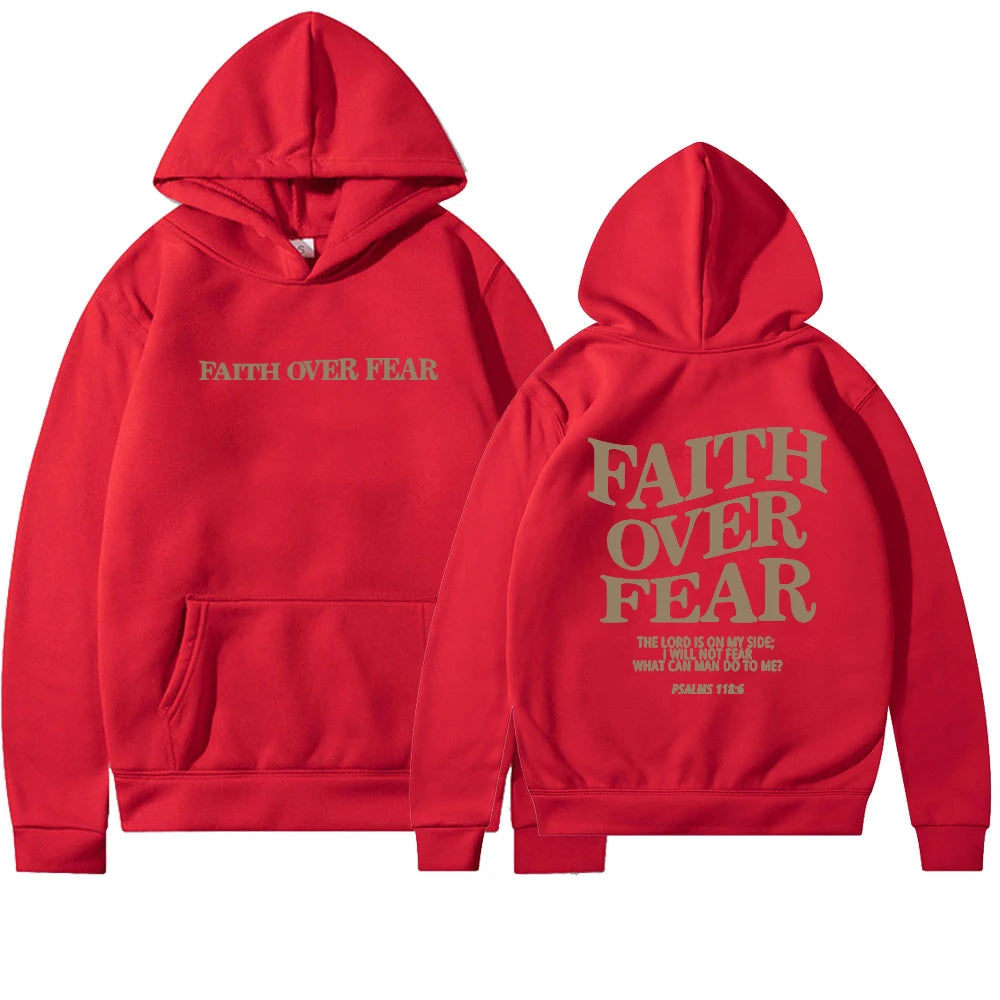 Faith Over Fear Red