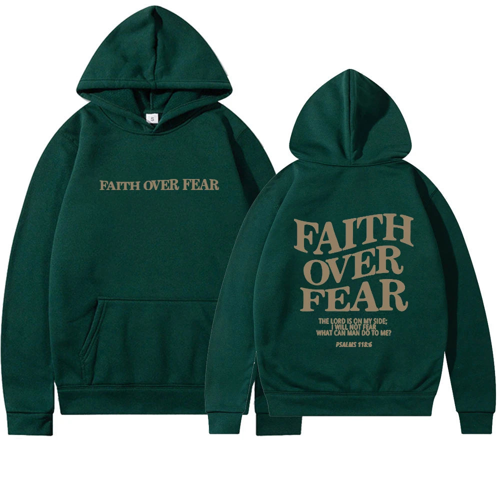 Faith Over Fear Green