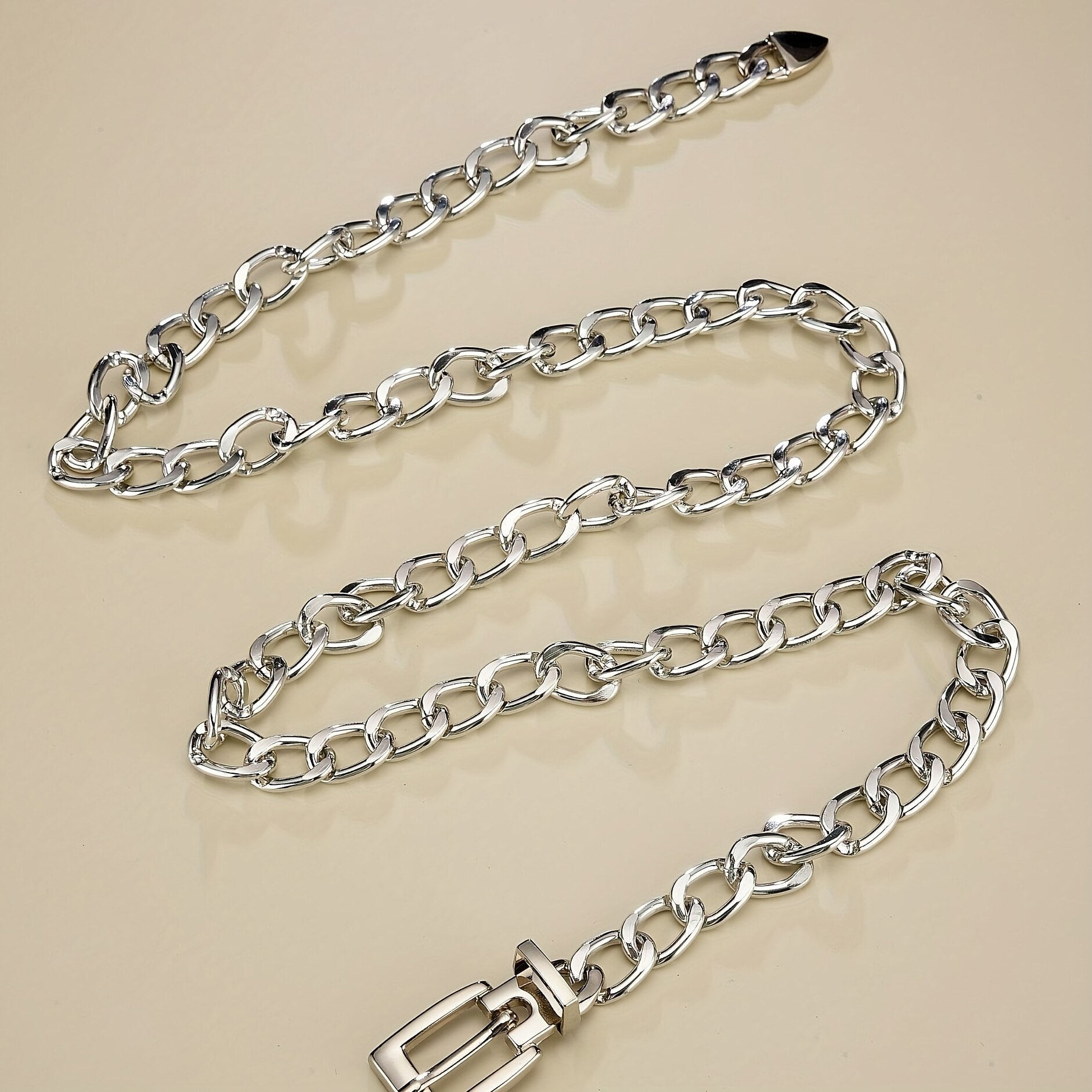 Chain belt Silver