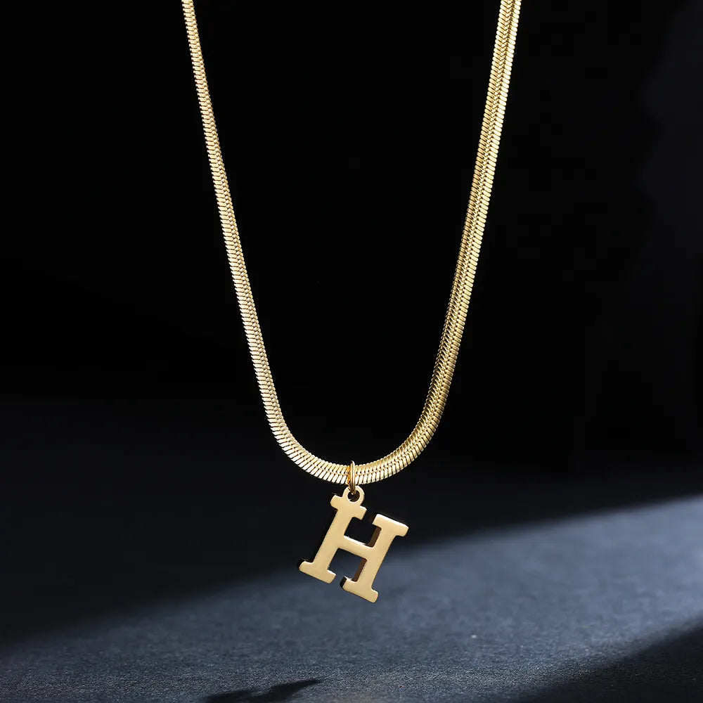 Minimal A-Z Pendant