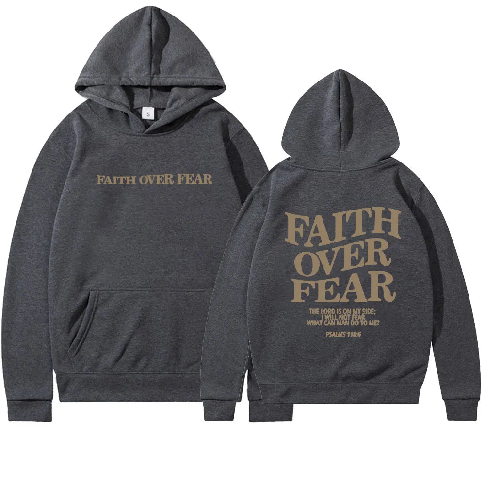 Faith Over Fear Dark Gray