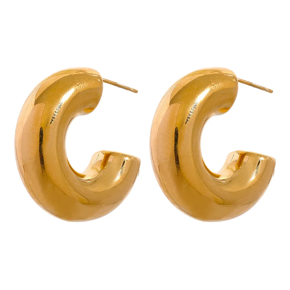 Huggie Earrings Gold