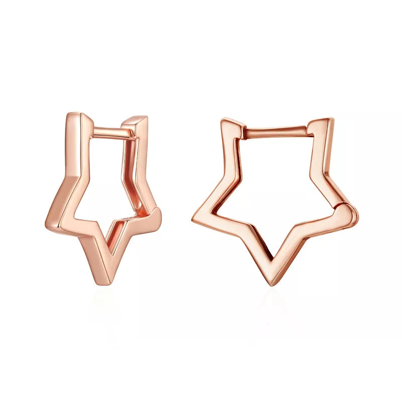 Star Earring Rose gold star