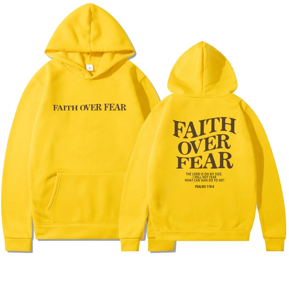 Faith Over Fear Yellow