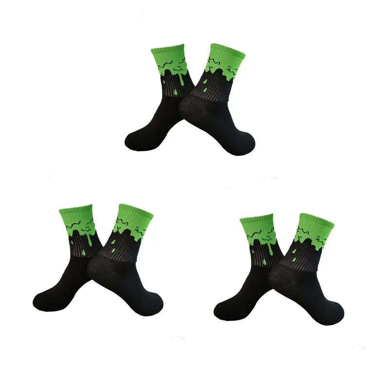 Graphic Socks 3 pak Green Drip 36-43EIR