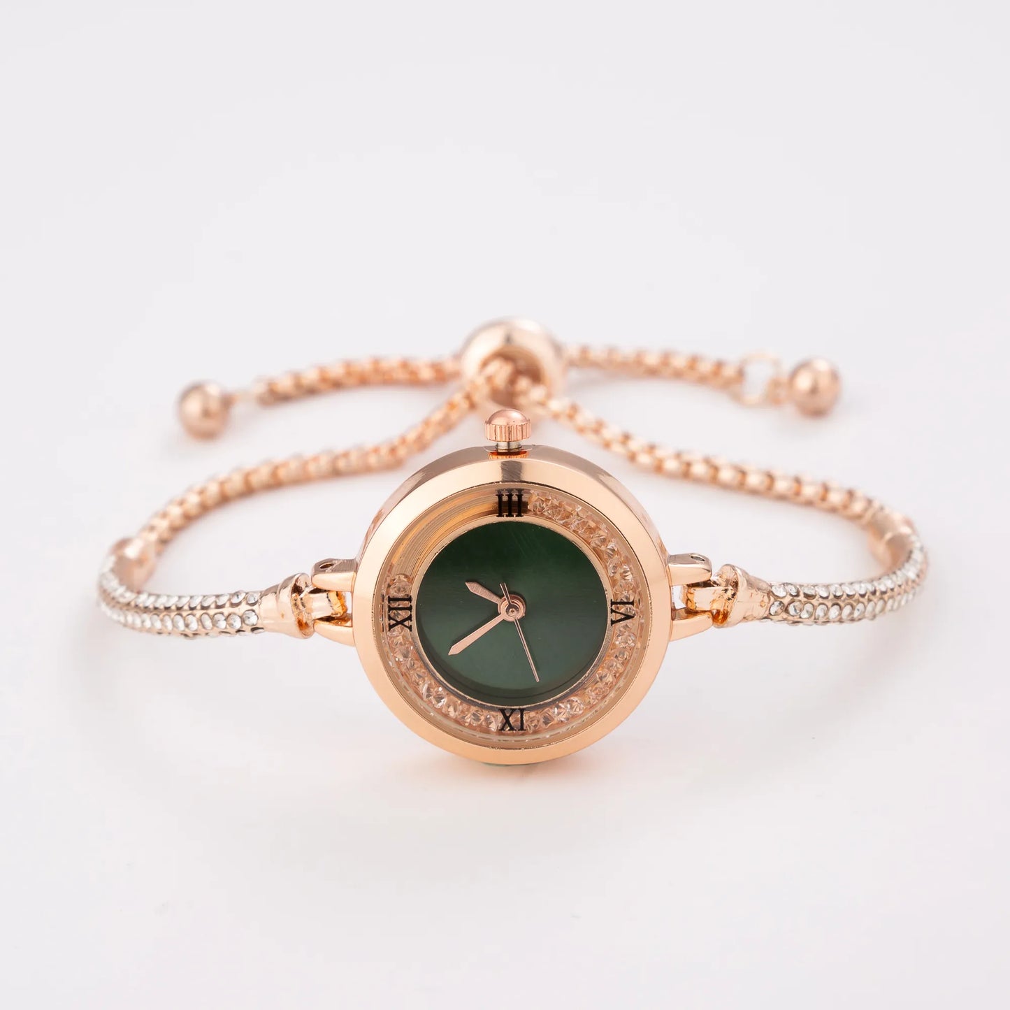 Minimal Bracelet Watch Green