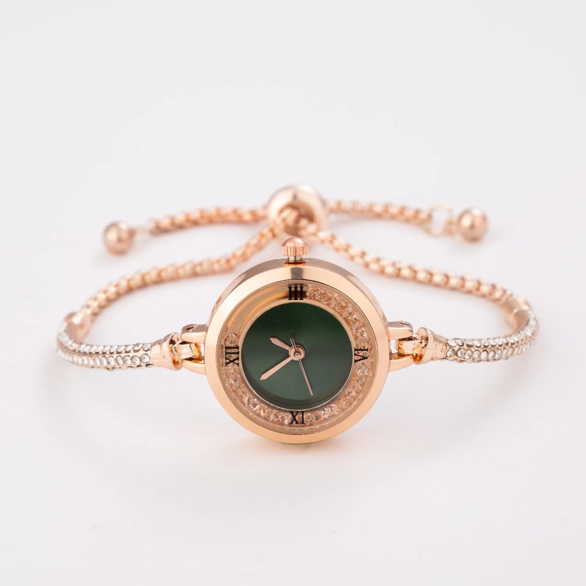 Minimal Bracelet Watch Green