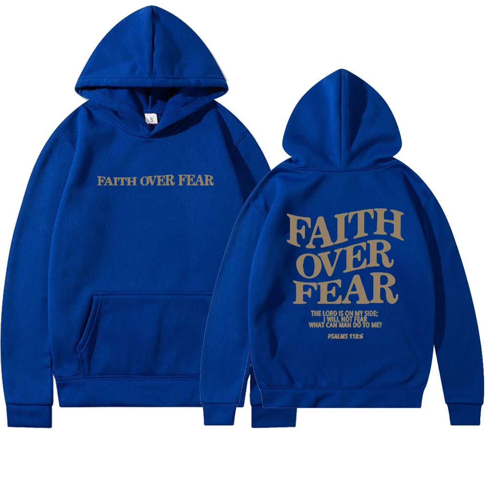 Faith Over Fear Blue