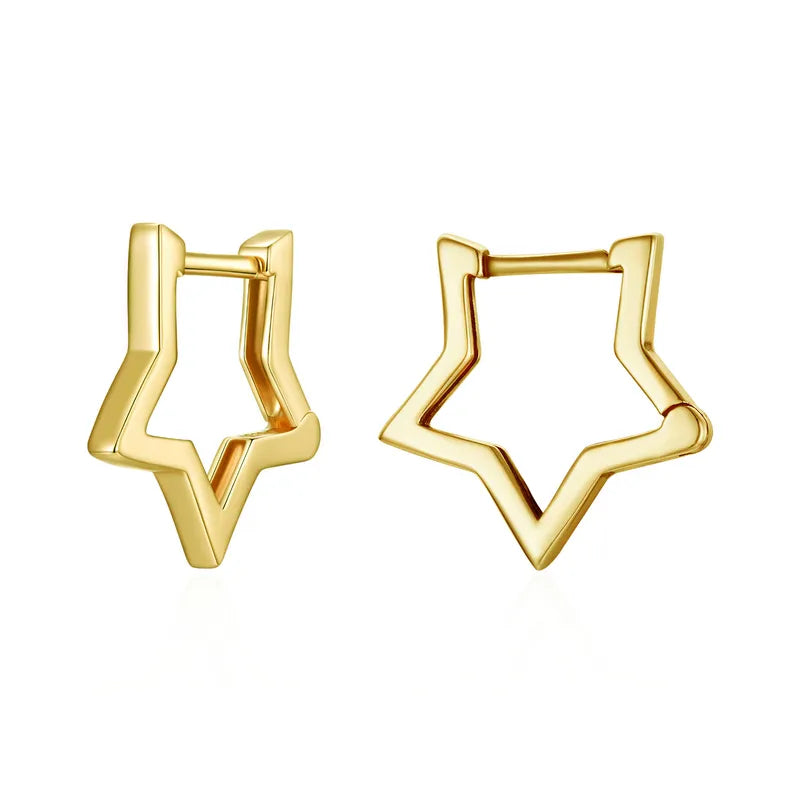 Star Earring Gold Star