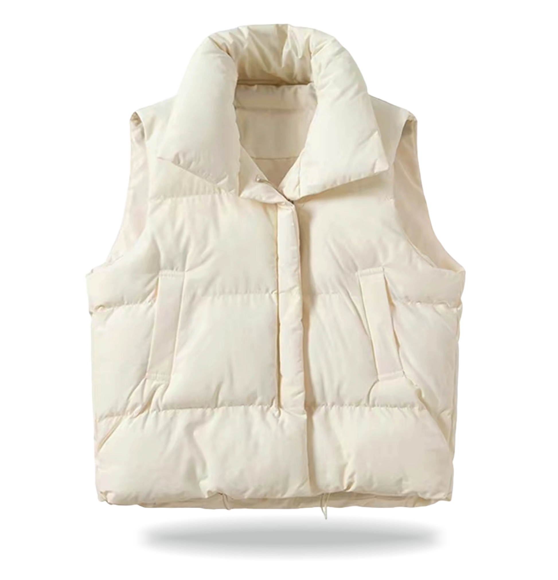 Puffer Vest Off White