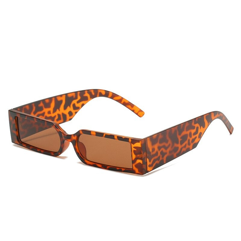 Retro Rectangles Leopard