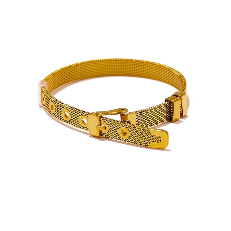 Belt Loop Bracelet Gold