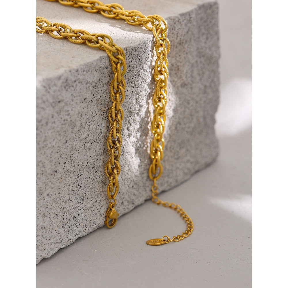 Rope Necklace Gold