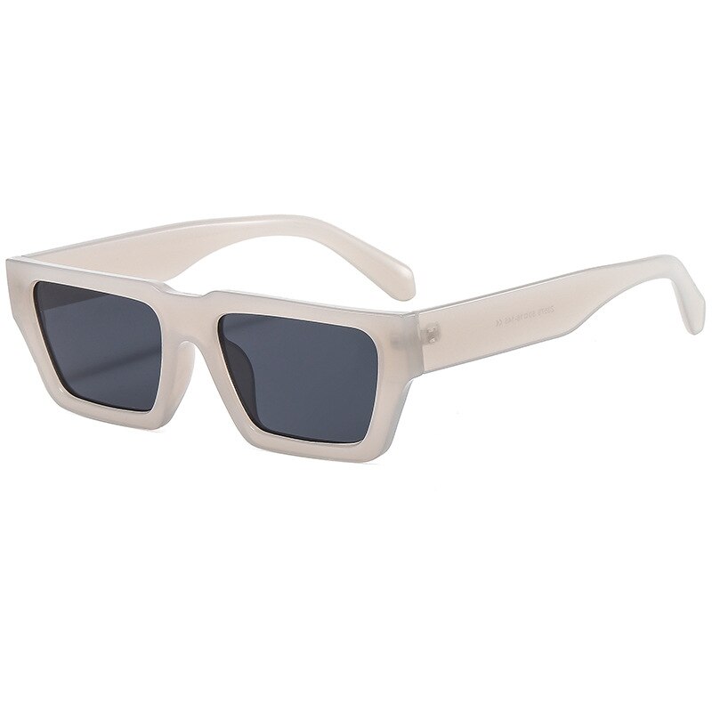 Styled Rectangle Shades Gum Gray