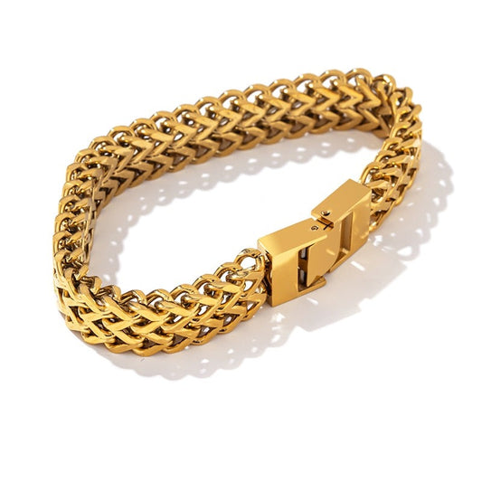 Double Curb Bracelet