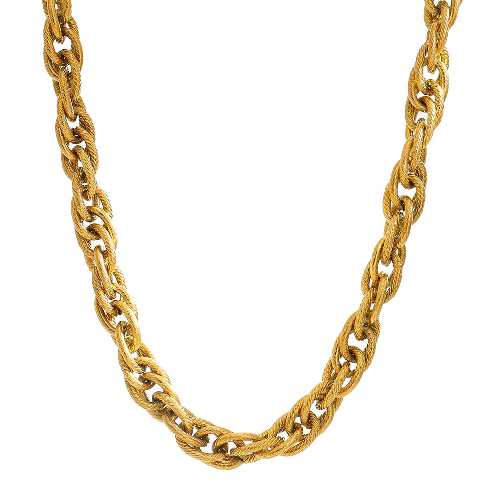 Rope Necklace Gold