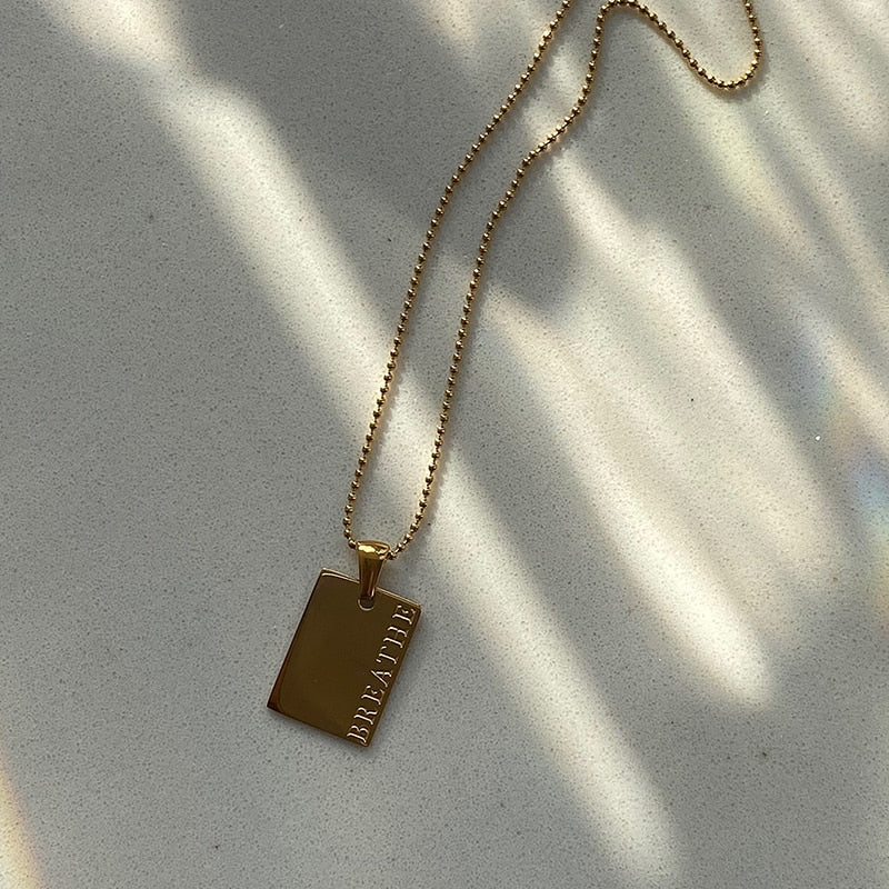 Inspo Necklace BREATHE